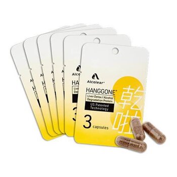 Alcolear HANGGONE® Capsule 6 Combo Pack #Anti-hangover Anti-Asian Flush