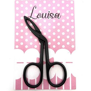 LOUISA LOUISA Professional Eyebrow Pliers (Black)