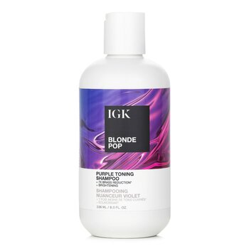 IGK Blonde Pop Purple Toning Shampoo