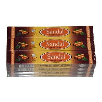 Wardrobe Fragrance SANDAL- Long Dhoop Sticks -12 Boxes Set