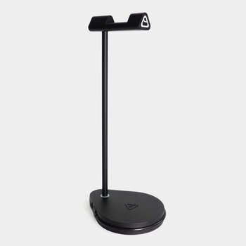 EAMUS LEVO STAND - wireless charger and headphone stand (Type-A Adapter)- # Black