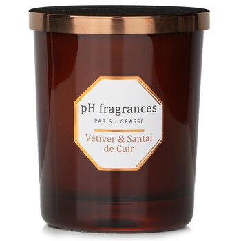 pH fragrances Scented Candle - Vetiver & Santal De Cuir