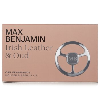 Max Benjamin Car Fragrance Gift Set - Irish Leather & Oud