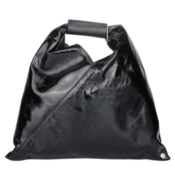 MM6 Japanese Leather Top Handle Tote Bag