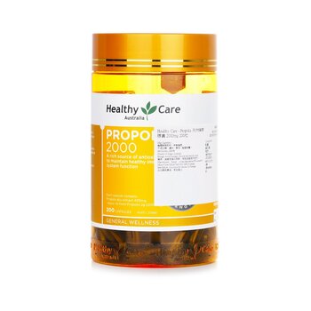 Healthy Care Propolis 2000 - 200 capsules (Box Slightly Damaged)